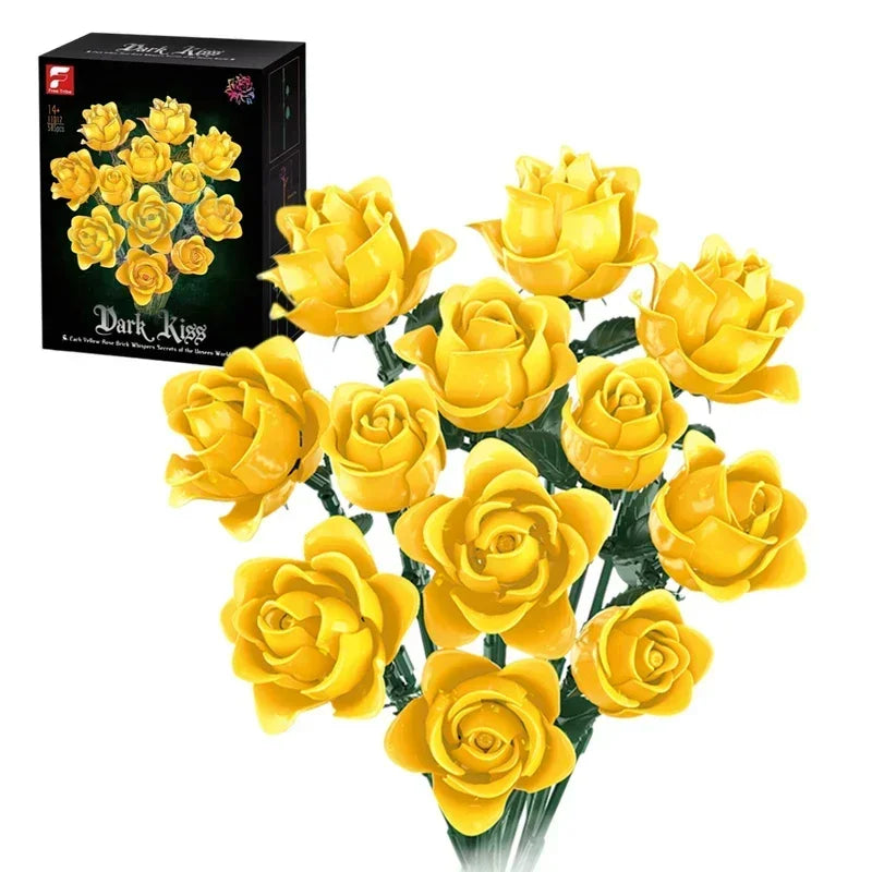 Bloc de Construction Rose Jaune