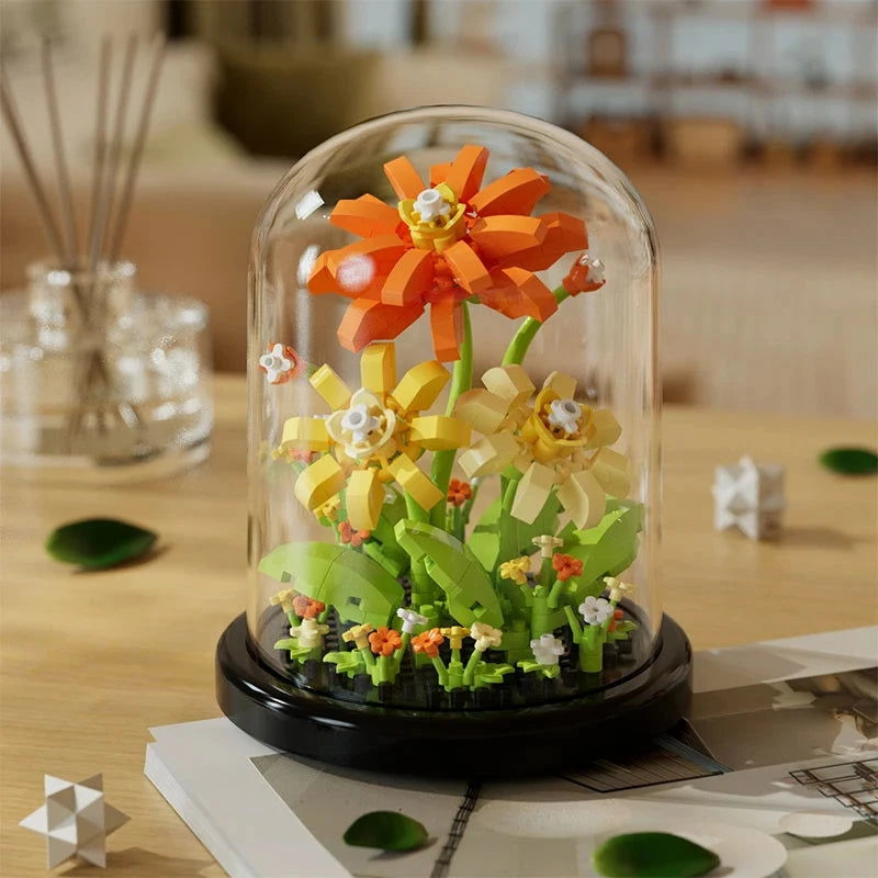 Bloc de Construction Fleur Sous Cloche - Plante Paradise
