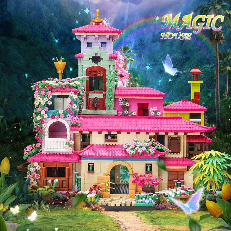 Bloc de Construction Maison Magique Fleurie - Plante Paradise