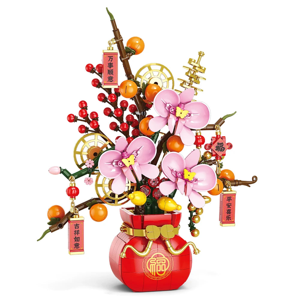 Bloc de Construction Fleur Chinoise - Plante Paradise
