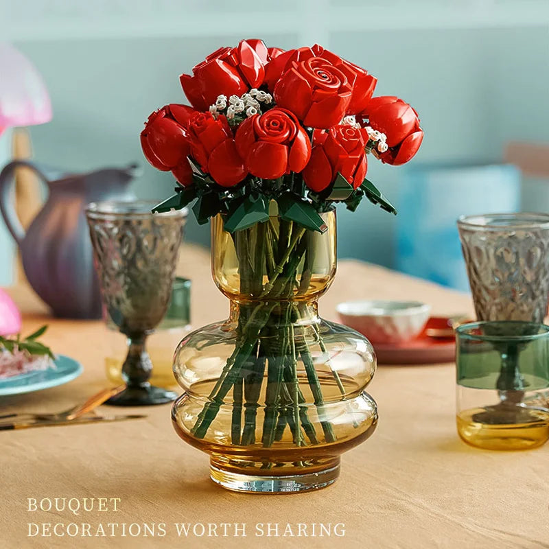 Bloc de Construction Fleur Romantique Bouquet Créatif - Plante Paradise