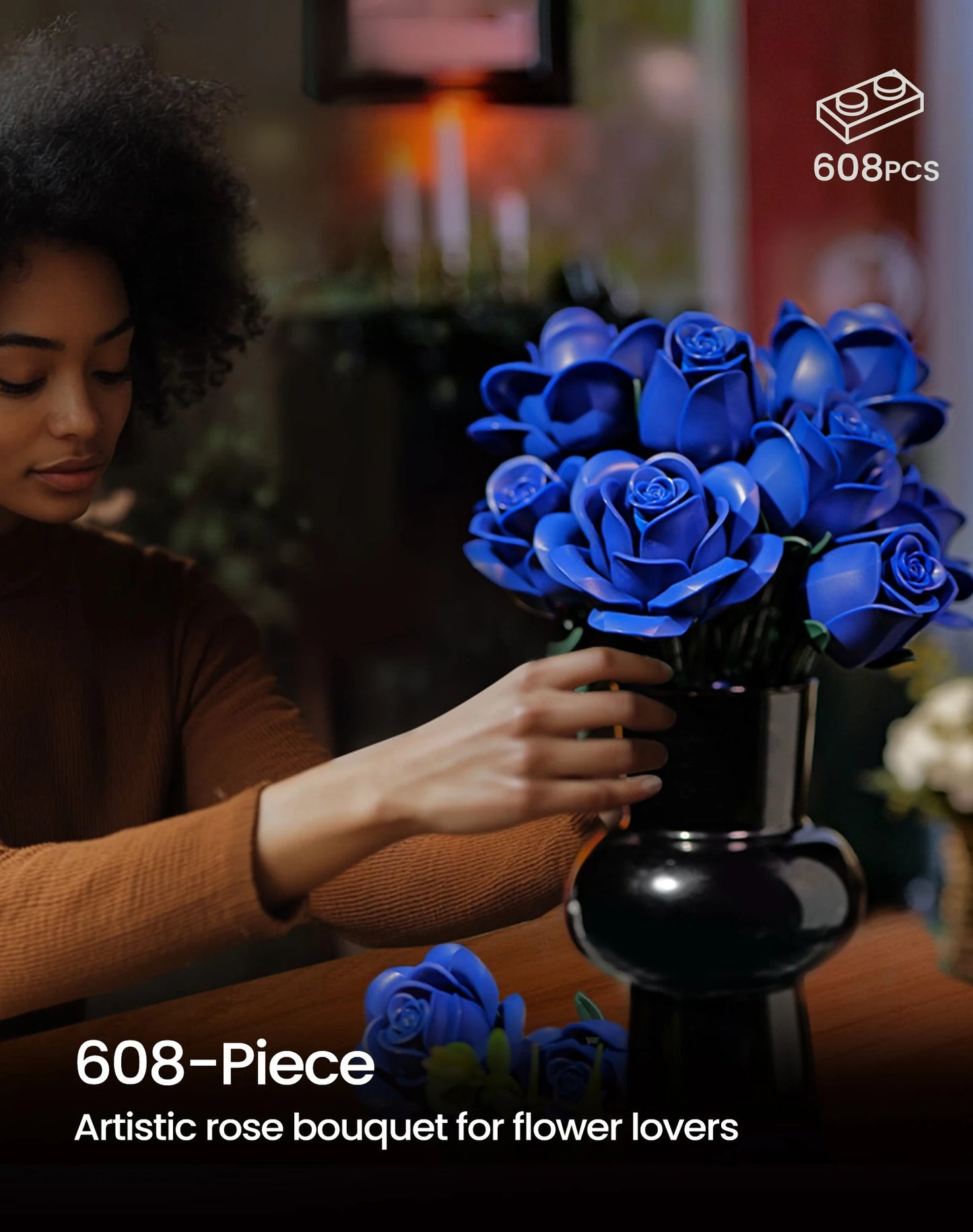 Bloc de Construction Rose Bleu - Plante Paradise