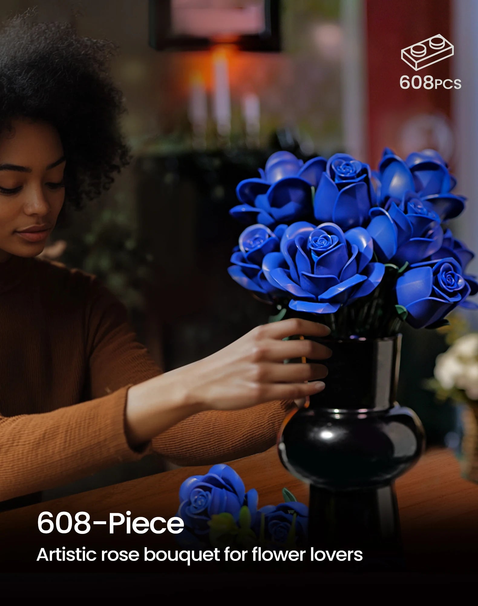 Bloc de Construction Rose Bleu - Plante Paradise