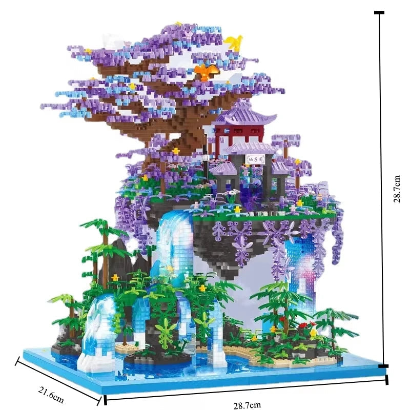Bloc de Construction Fleuri – Jardin Zen Suspendu