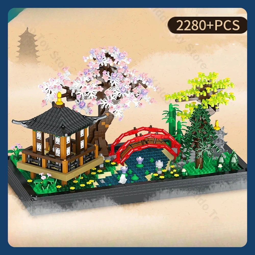 Bloc de Construction Cour Zen Japonaise