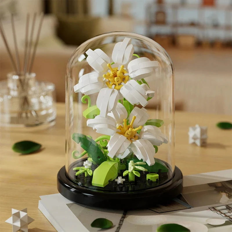 Bloc de Construction Fleur Sous Cloche - Plante Paradise