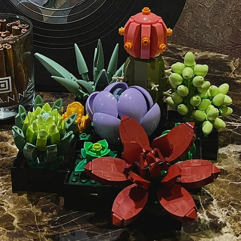 Bloc de Construction Fleur Succulente - Plante Paradise