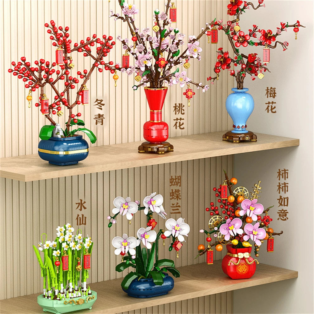 Bloc de Construction Fleur Chinoise - Plante Paradise