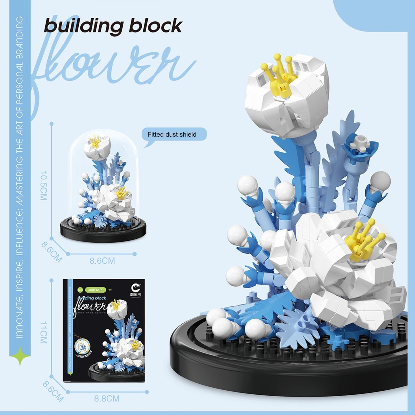 Bloc de Construction Fleur Eternelle Décoration - Plante Paradise
