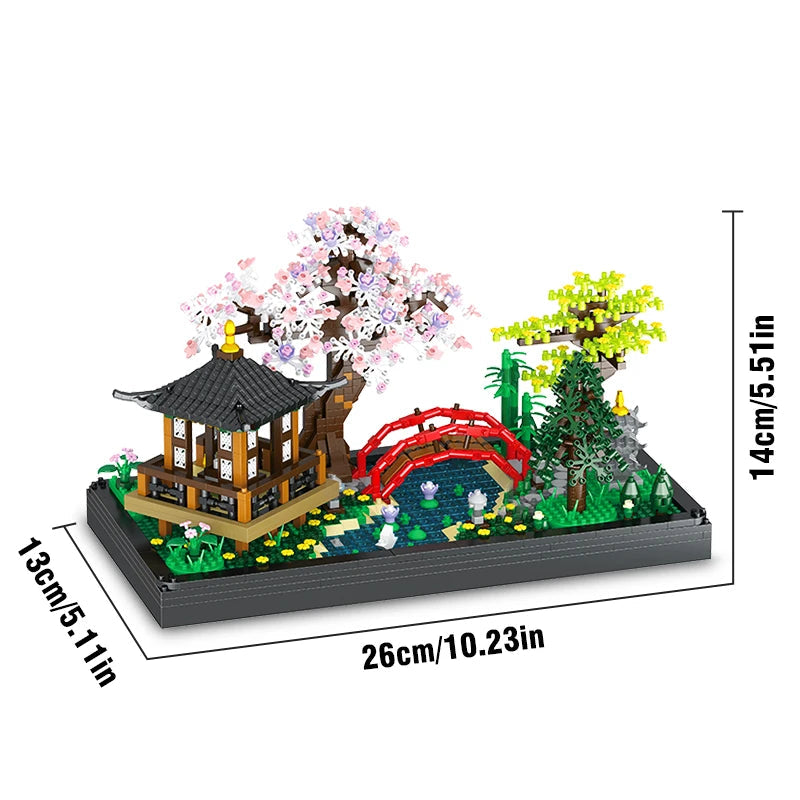 Bloc de Construction Cour Zen Japonaise