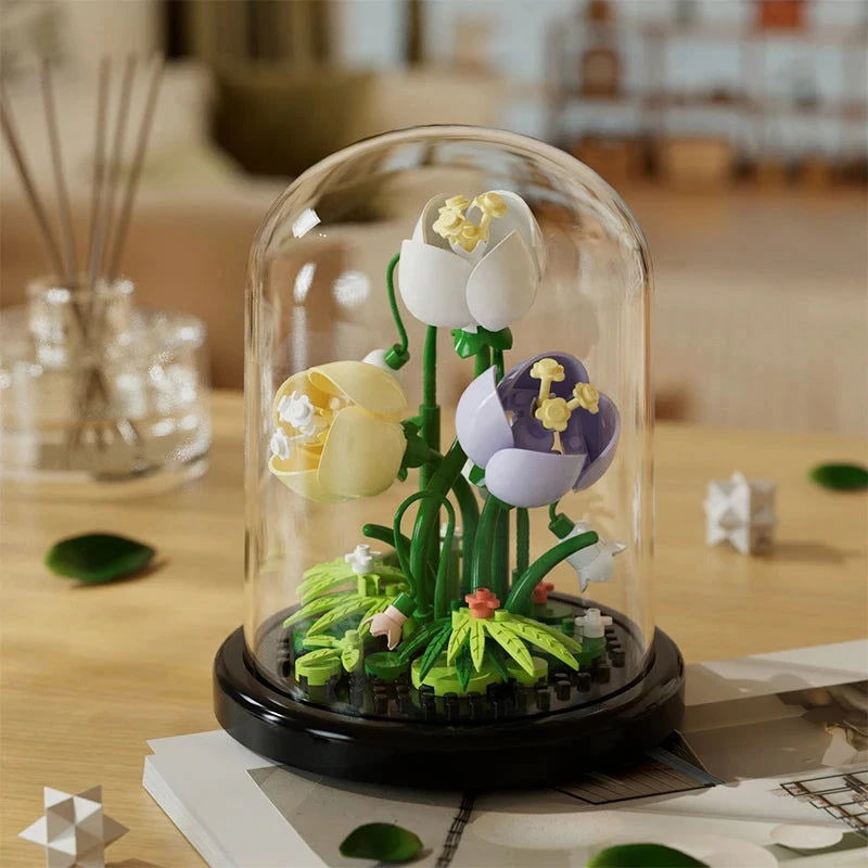 Bloc de Construction Fleur Sous Cloche - Plante Paradise