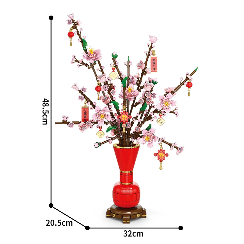 Bloc de Construction Fleur Chinoise - Plante Paradise