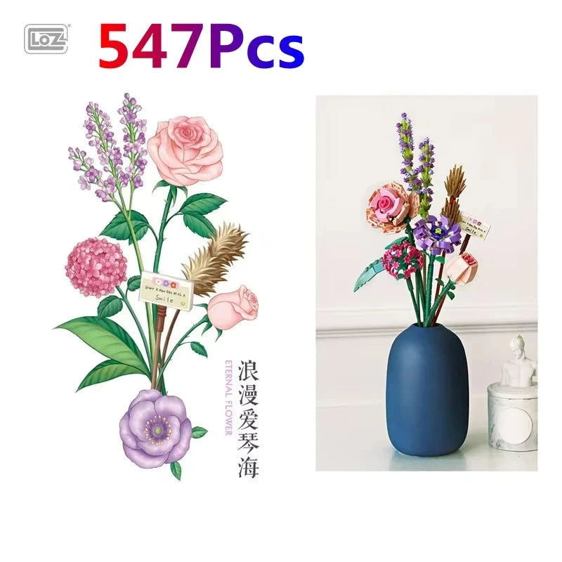 Set Bloc de Construction Fleurs - Plante Paradise