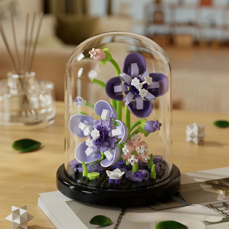Bloc de Construction Fleur Sous Cloche - Plante Paradise
