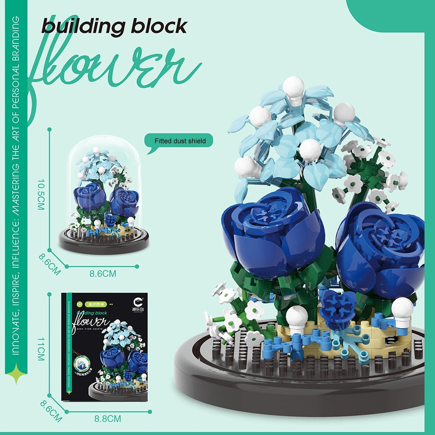Bloc de Construction Fleur Eternelle Décoration - Plante Paradise