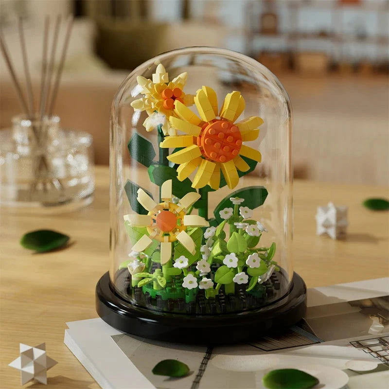 Bloc de Construction Fleur Sous Cloche - Plante Paradise