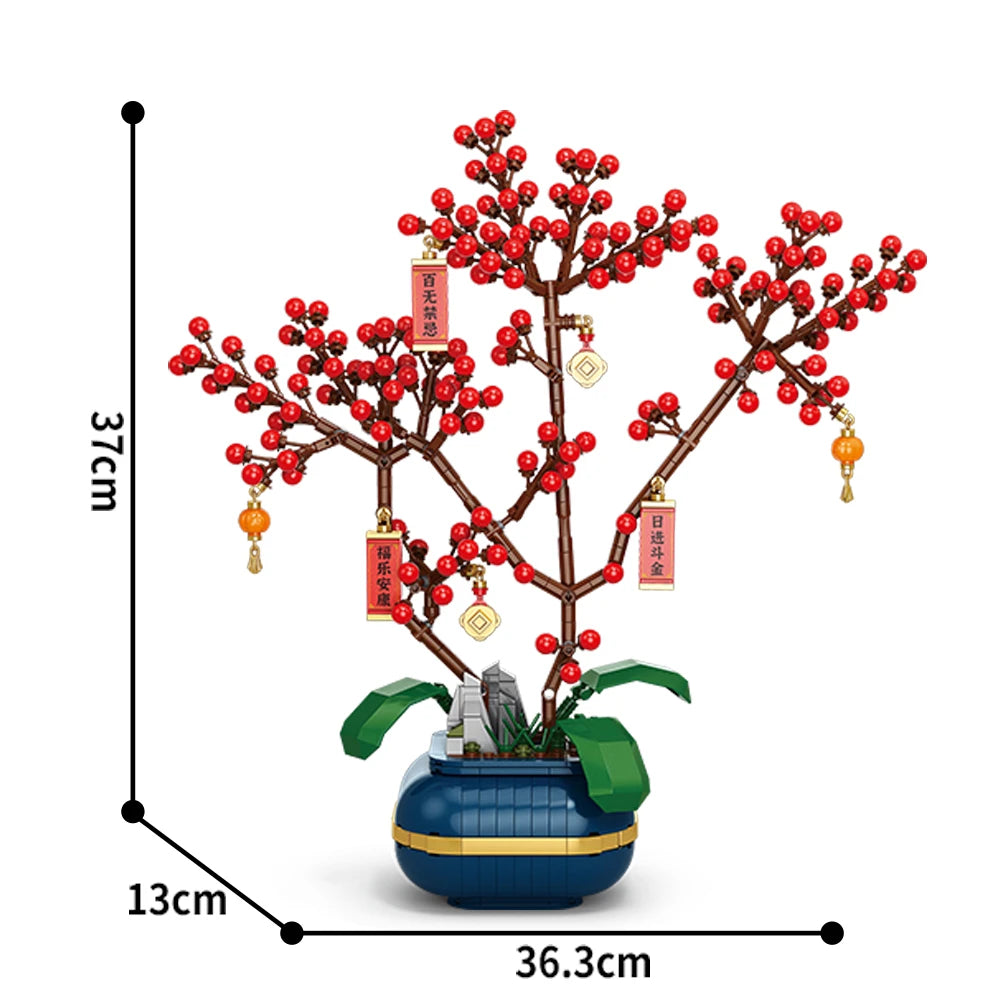 Bloc de Construction Fleur Chinoise - Plante Paradise