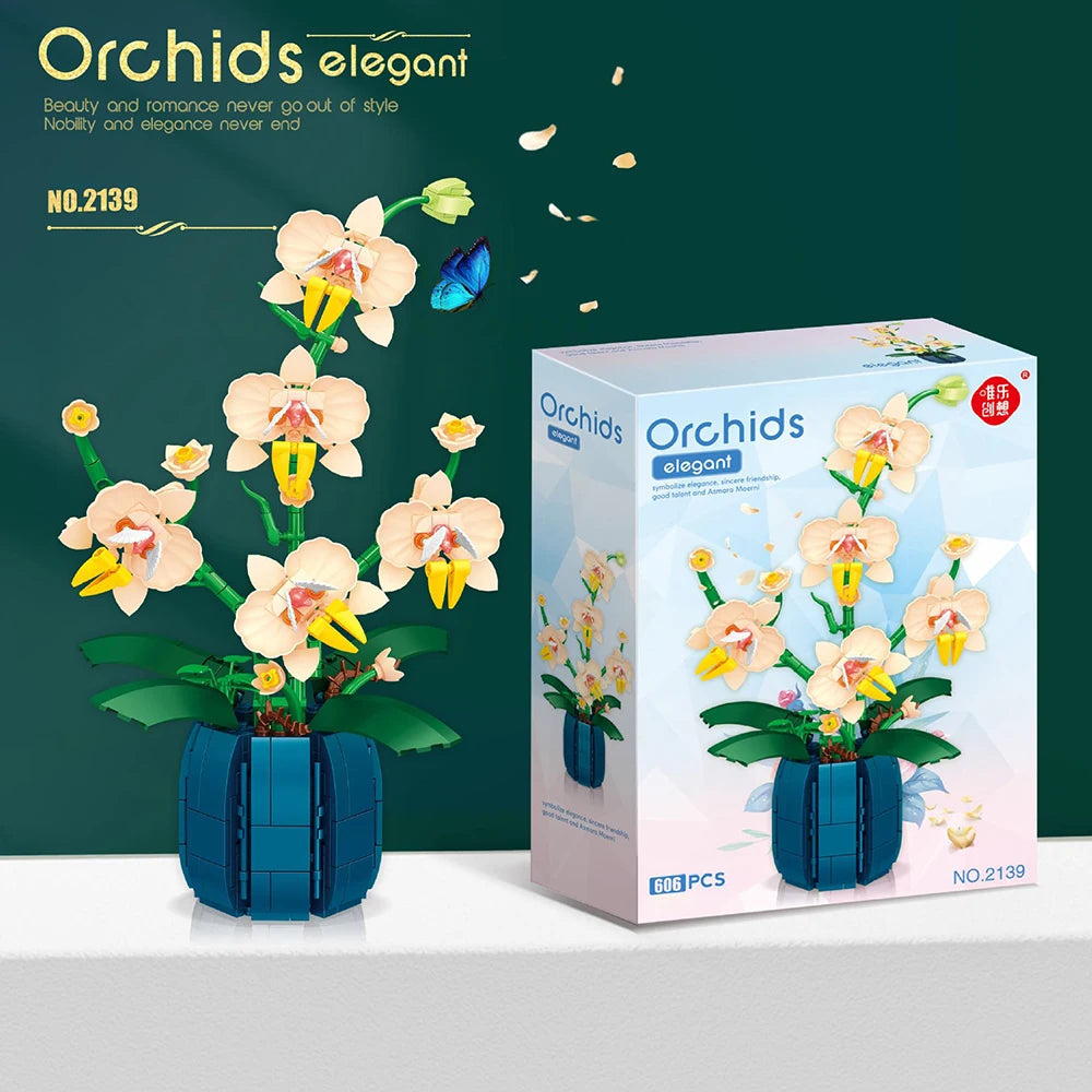 Bloc de Construction Saint Valentin Tulipe Avec Vase - Plante Paradise