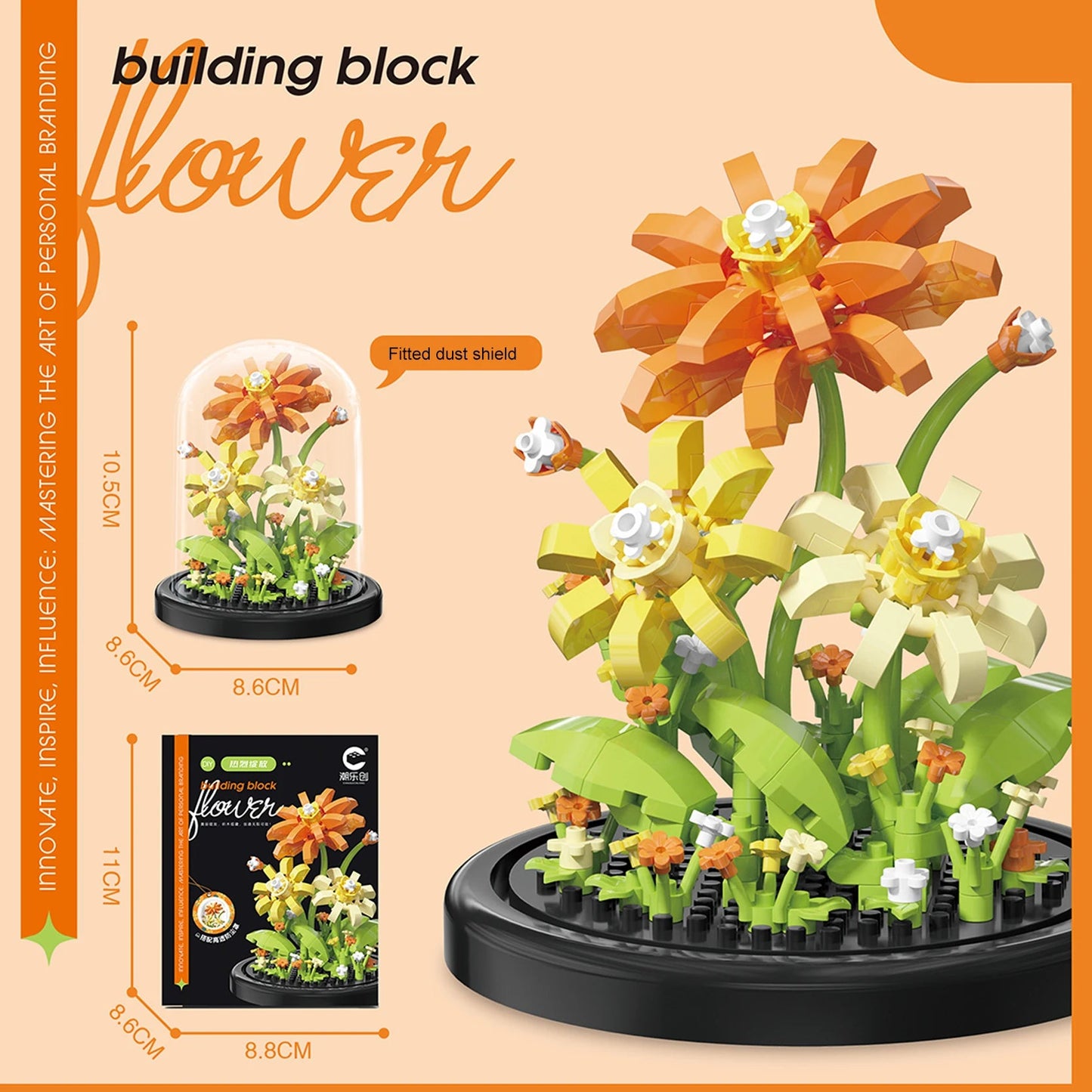 Bloc de Construction Fleur Eternelle Décoration - Plante Paradise