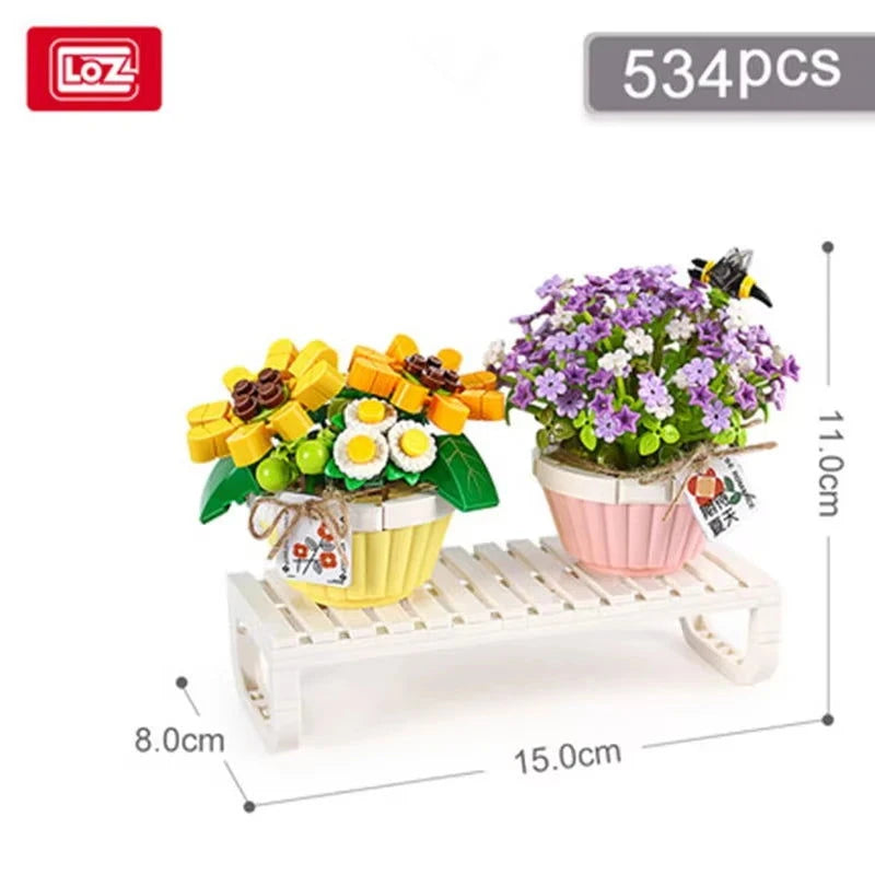 Set Bloc de Construction Fleurs - Plante Paradise
