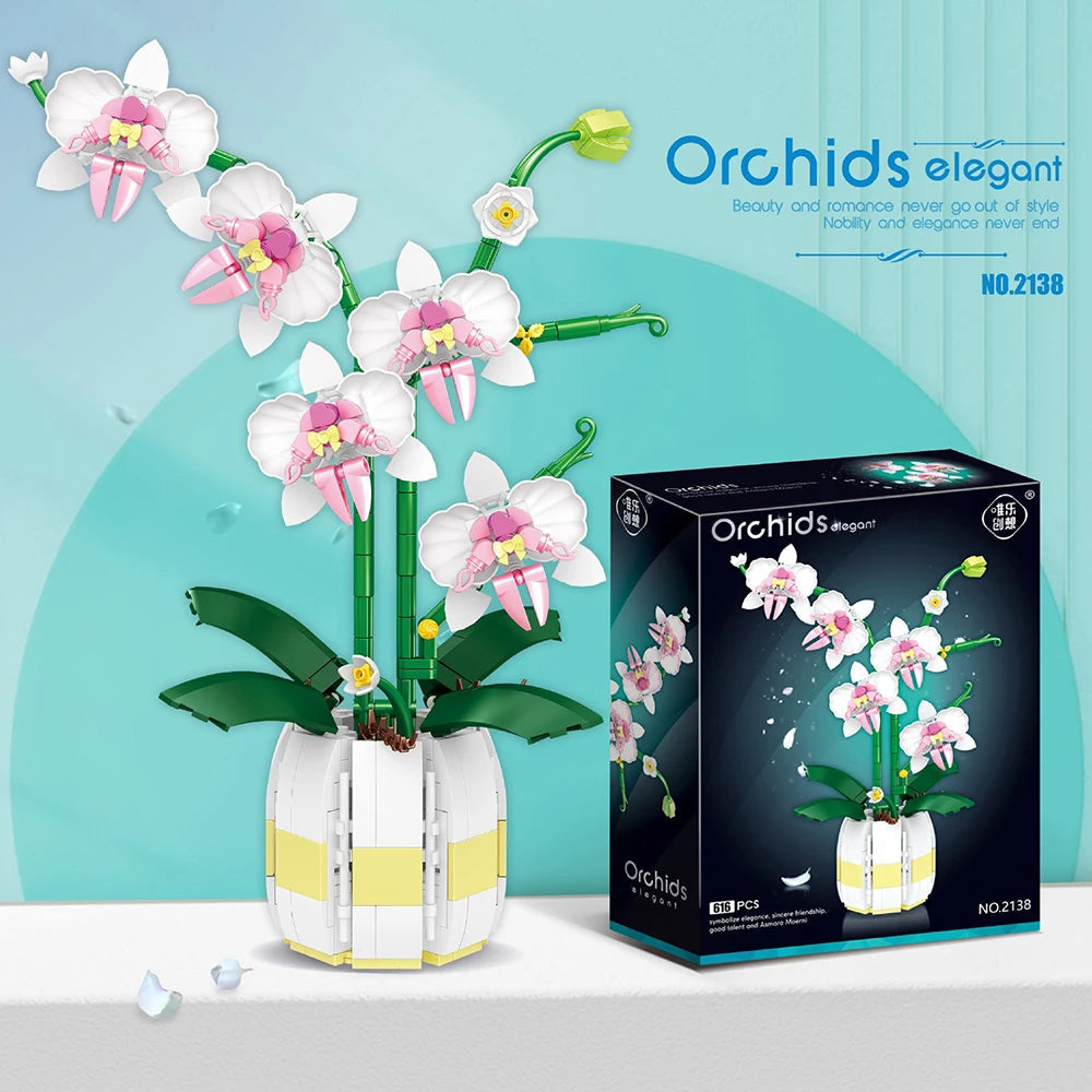 Bloc de Construction Saint Valentin Tulipe Avec Vase - Plante Paradise