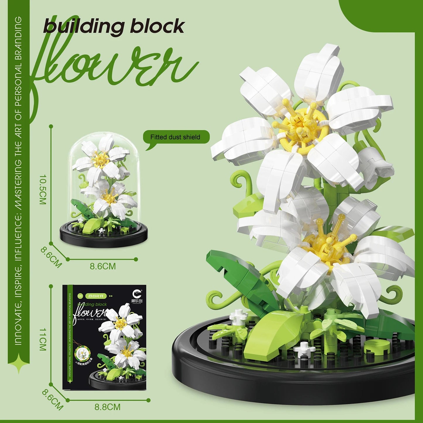 Bloc de Construction Fleur Eternelle Décoration - Plante Paradise