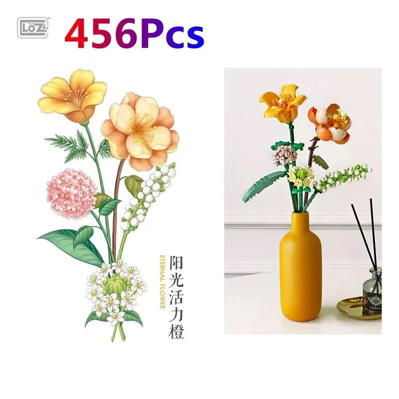 Set Bloc de Construction Fleurs - Plante Paradise