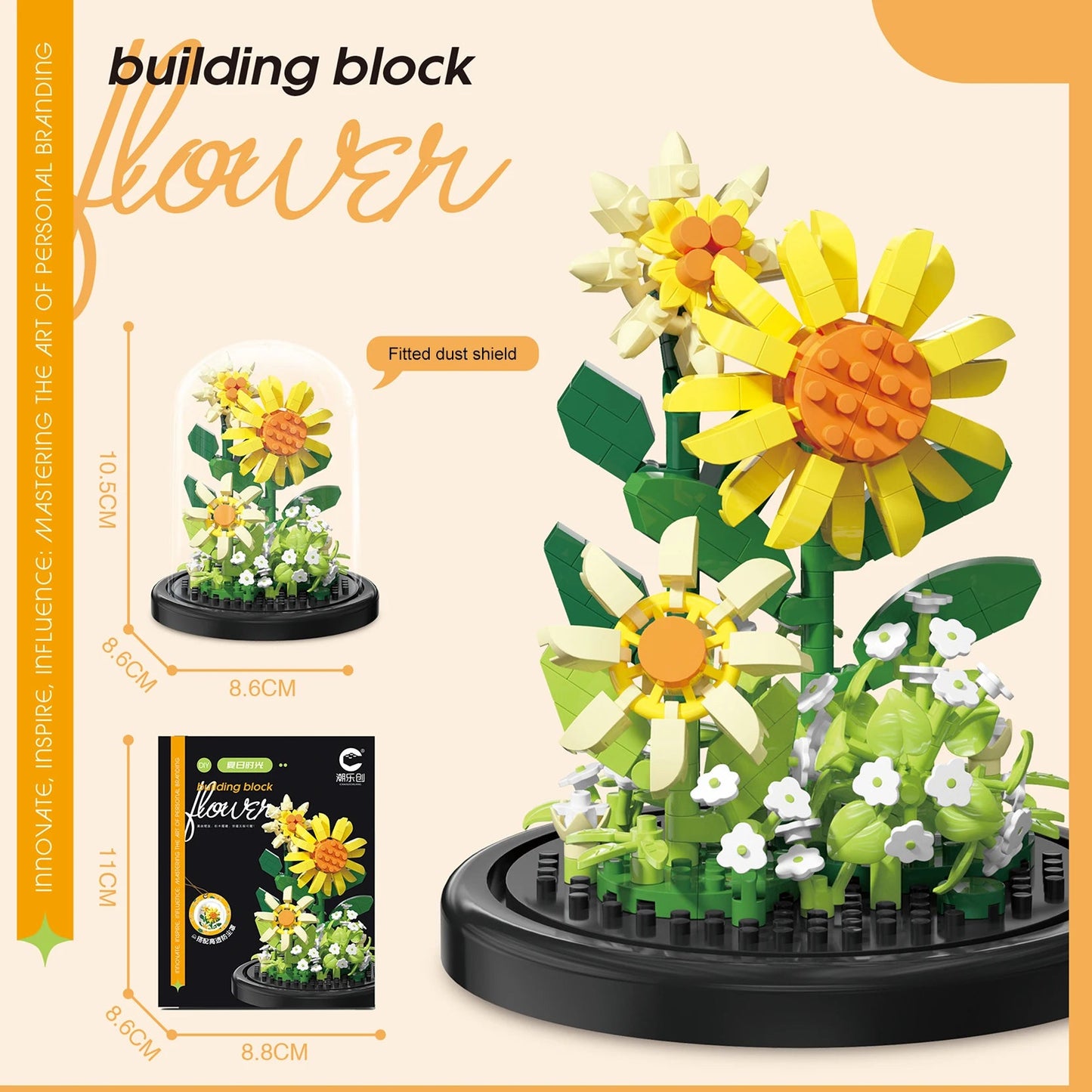 Bloc de Construction Fleur Eternelle Décoration - Plante Paradise