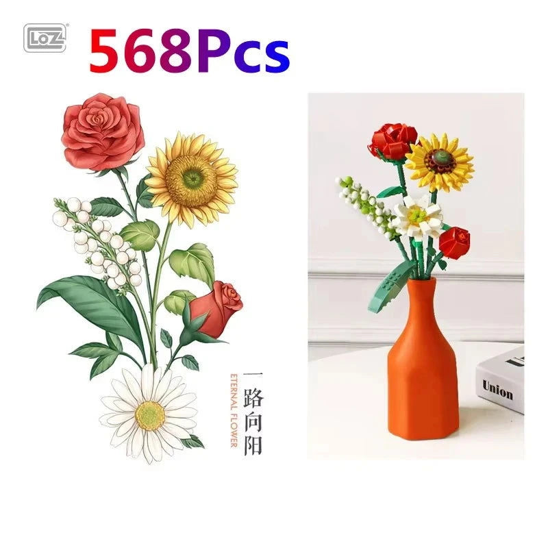 Set Bloc de Construction Fleurs - Plante Paradise