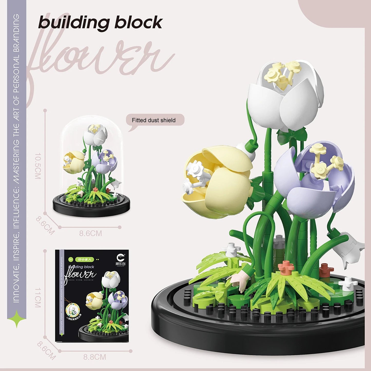 Bloc de Construction Fleur Eternelle Décoration - Plante Paradise