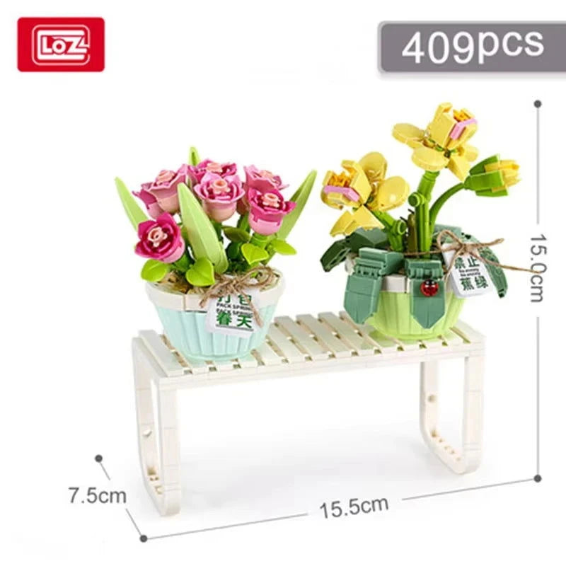 Set Bloc de Construction Fleurs - Plante Paradise