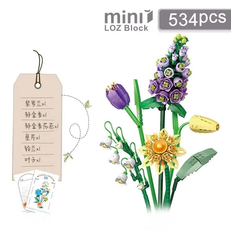 Set Bloc de Construction Fleurs - Plante Paradise