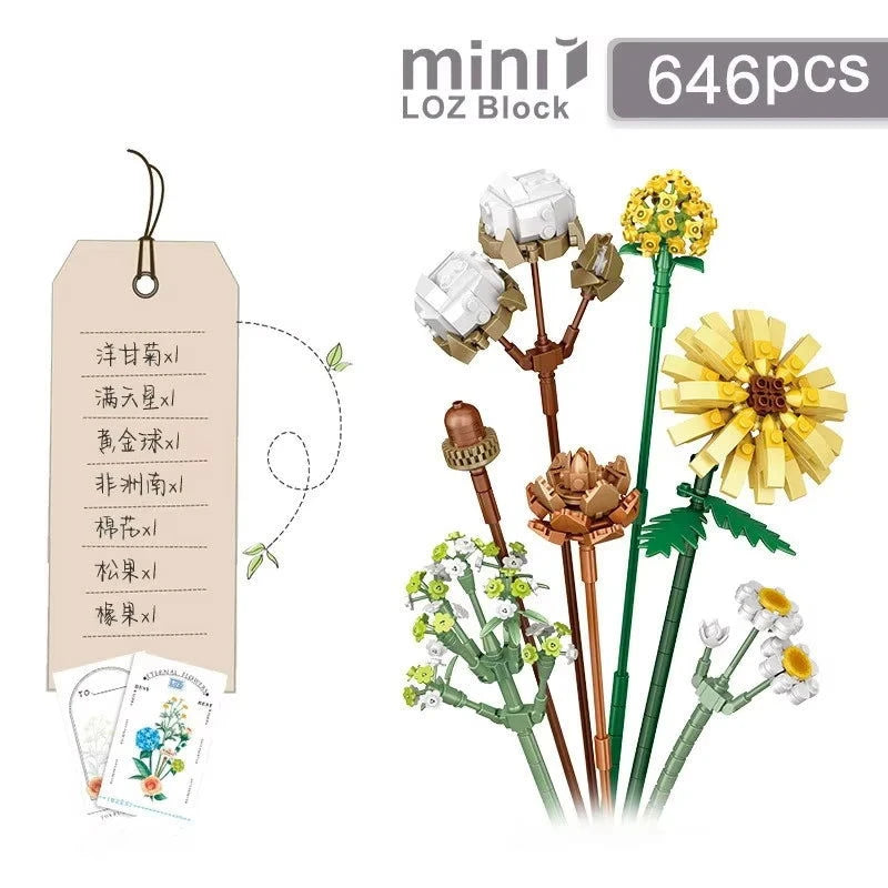 Set Bloc de Construction Fleurs - Plante Paradise