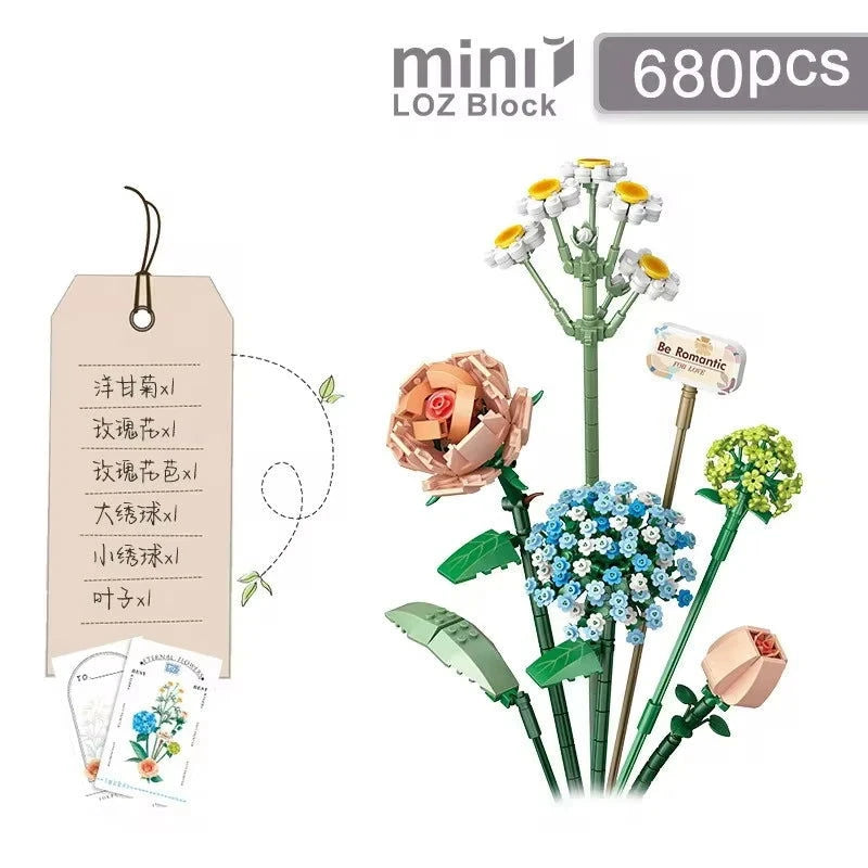 Set Bloc de Construction Fleurs - Plante Paradise