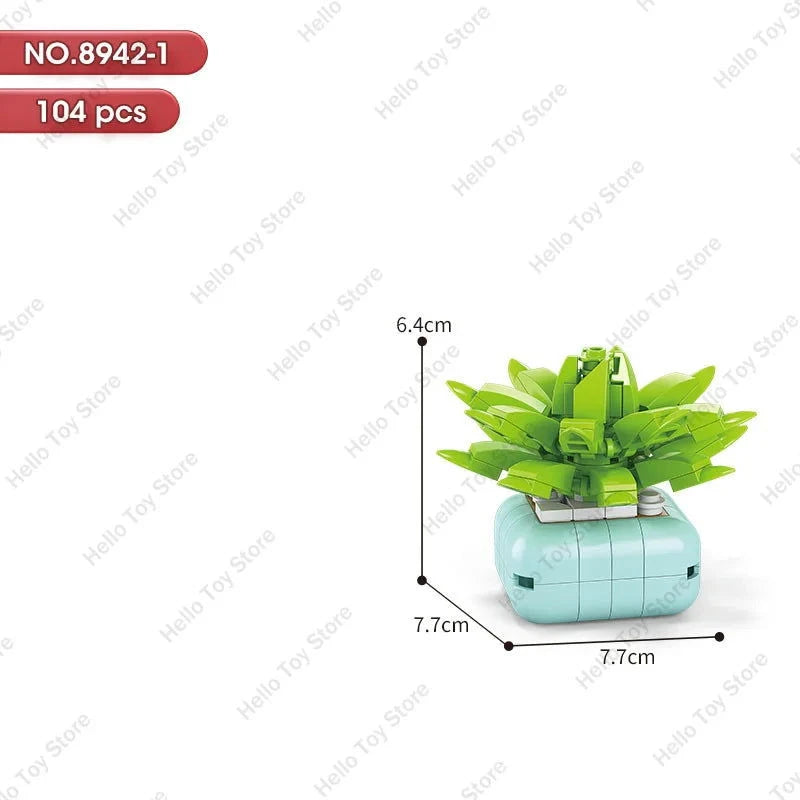 Bloc de Construction Plante Miniature - Plante Paradise