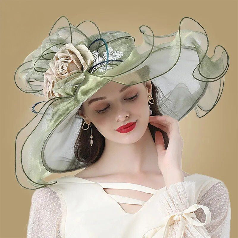 Chapeau Fleurie <br> Extravagant Olive