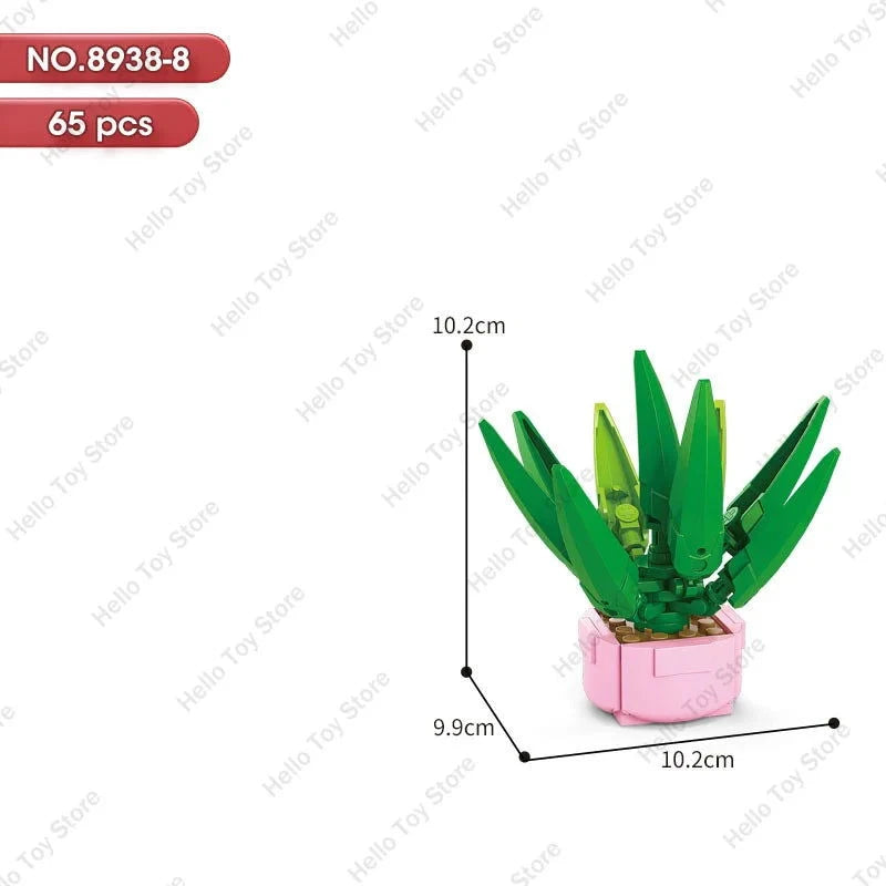 Bloc de Construction Plante Miniature - Plante Paradise