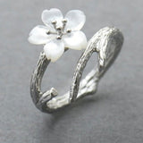 Bague Fleur  Cerisier (Argent)