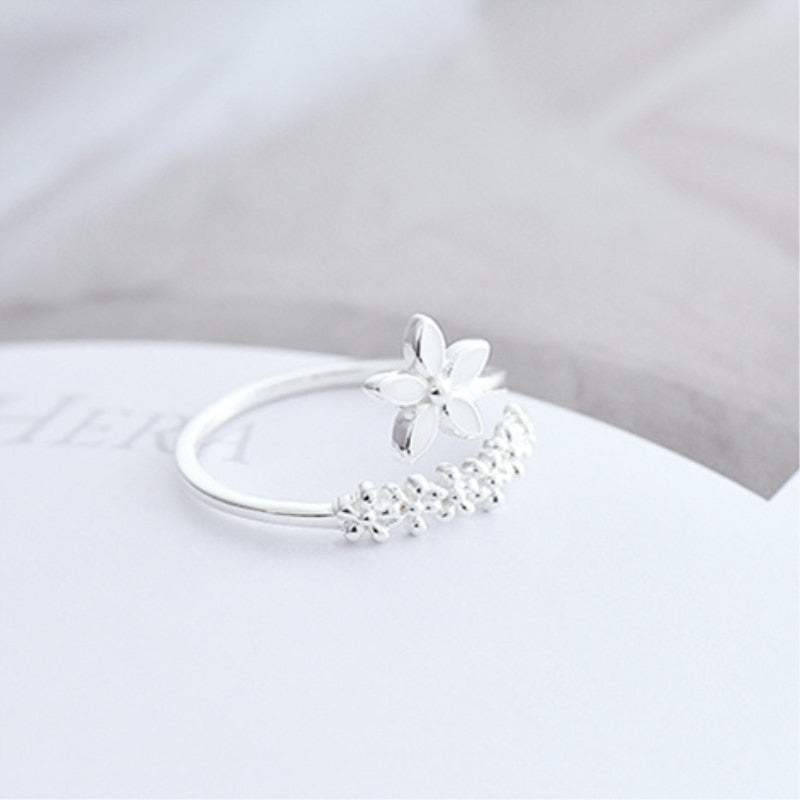 Bague Fleur <br> Fraîche (Argent)