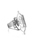 Bague Fleur  Lotus (Acier)