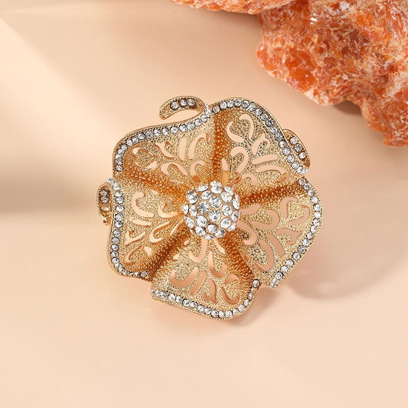 Bague Fleur <br> Luxe (Cuivre)