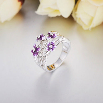 Bague Fleur <br> Multiple (Argent)