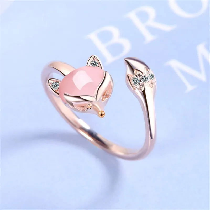 Bague Fleur <br> Rose