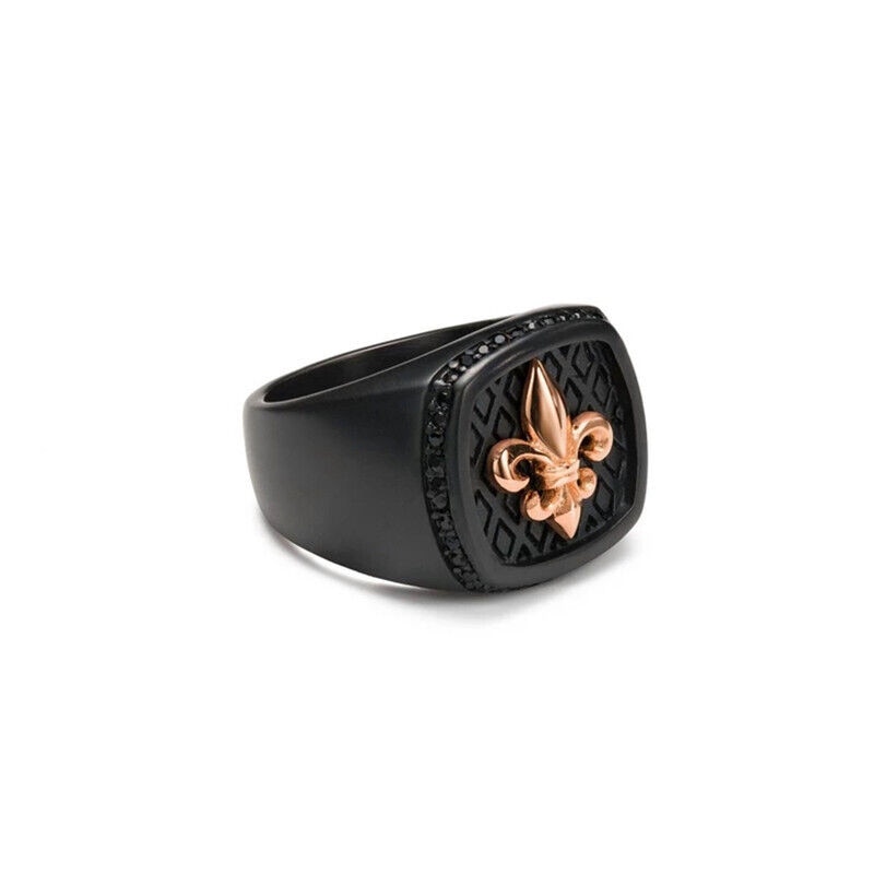 Bague Fleur <br> Royal (Acier)