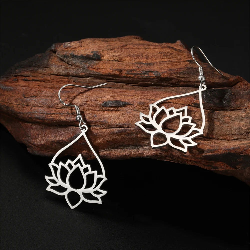 Boucle D'Oreille Fleur De Lotus