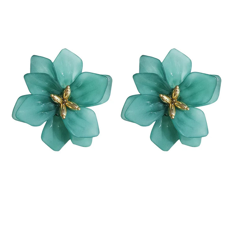 Boucle D'Oreille Pétale De Fleur