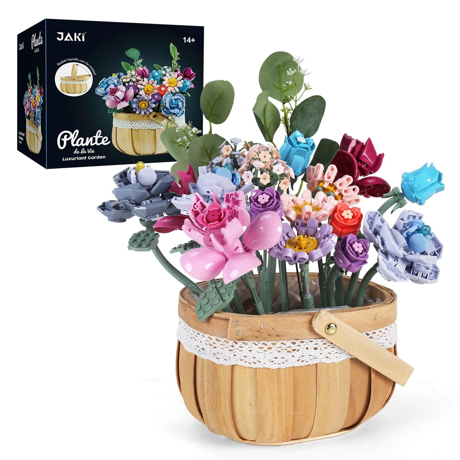 Bouquet de Fleur Lego Panier