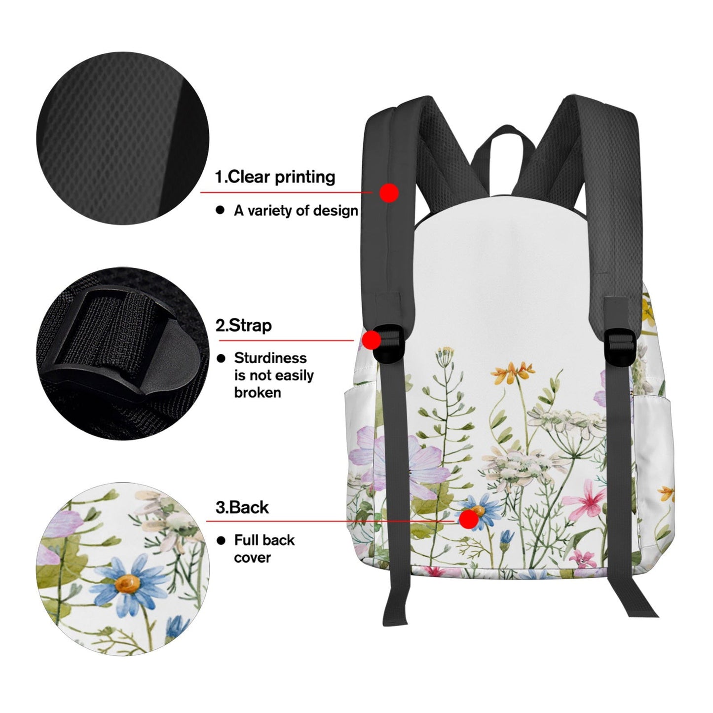 Cartable Fleuri <br> Floraison