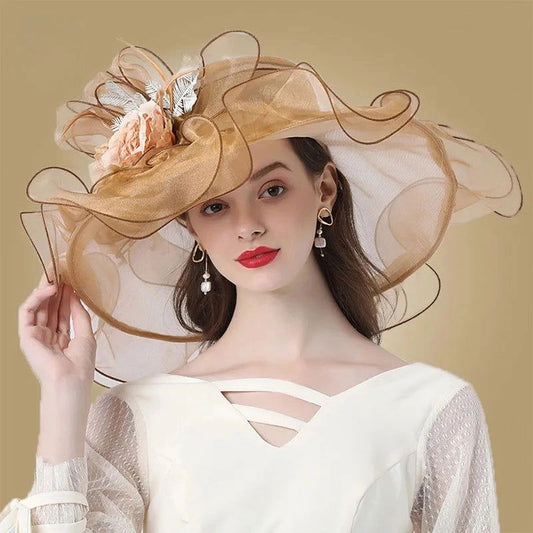 Chapeau Fleurie <br> Extravagant Brun