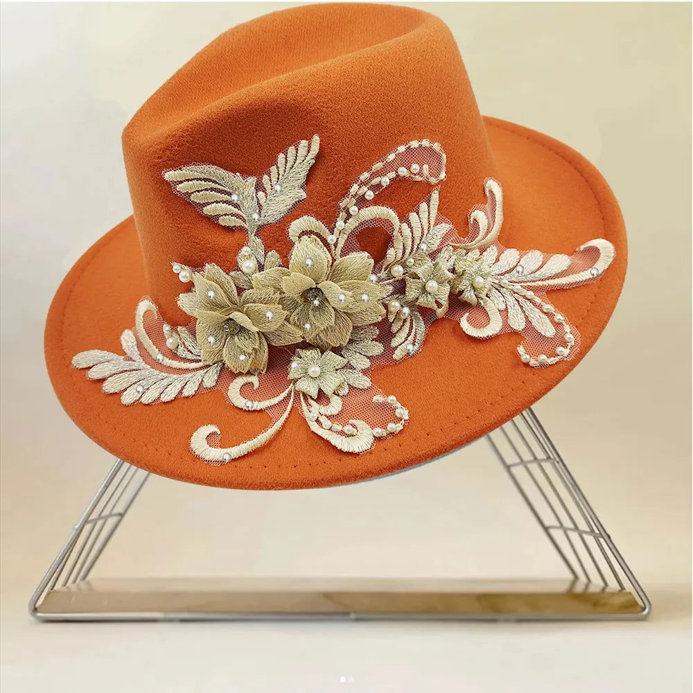 Chapeau Fleurie <br> Orange